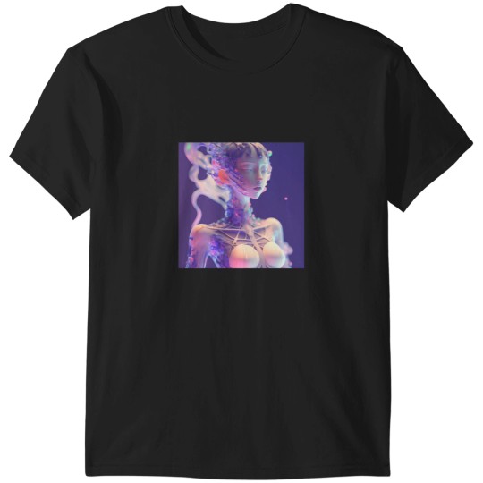 Discover Crystal mixed ceramic exoskeleton girl T-Shirts