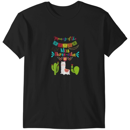 Discover Mommy Ms Fiesta ThreeEsta Girl 3rd Birthday Mexi T-Shirts