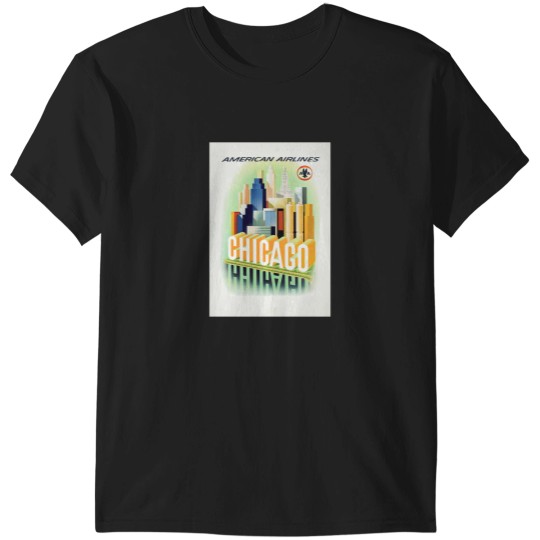 Discover chicago american airlines T-Shirts