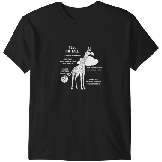 Discover Tall Peoples Funny Small Talk Essential T-Shirts