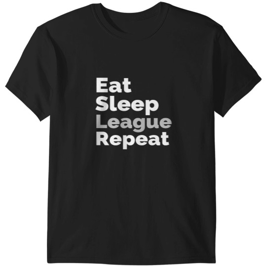 Discover Eat Sleep League Repeat T-Shirts