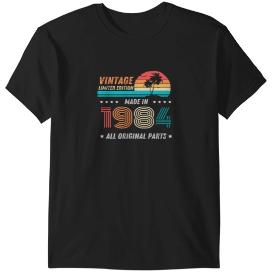 Discover Vintagess Limited Edition made in 1984 All Original parts Vintagess Birthday Gift Essential TSh T-Shirts