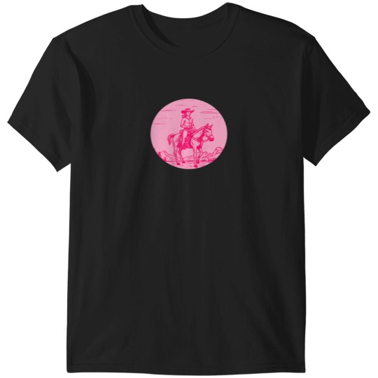Discover Pink Cowgirlss Neon Wild West T-Shirts
