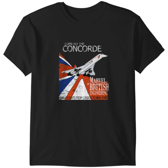 Discover come fly the concorde T-Shirts