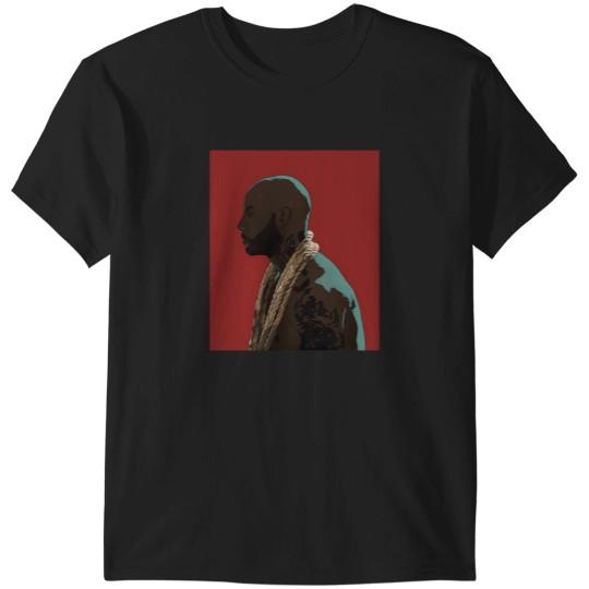 Discover Booba - Red Portrait T-Shirts