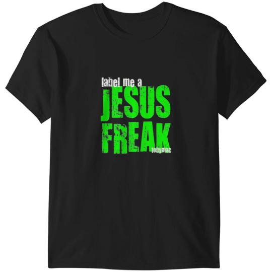 Discover Tobymac Label Me A Jesus Freak Logo T-Shirts