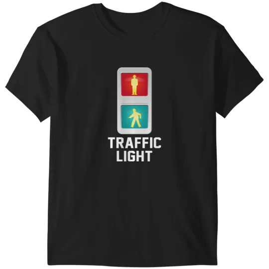Discover TRAFFIC LIGHT-信号機- 白ロゴ T-Shirts