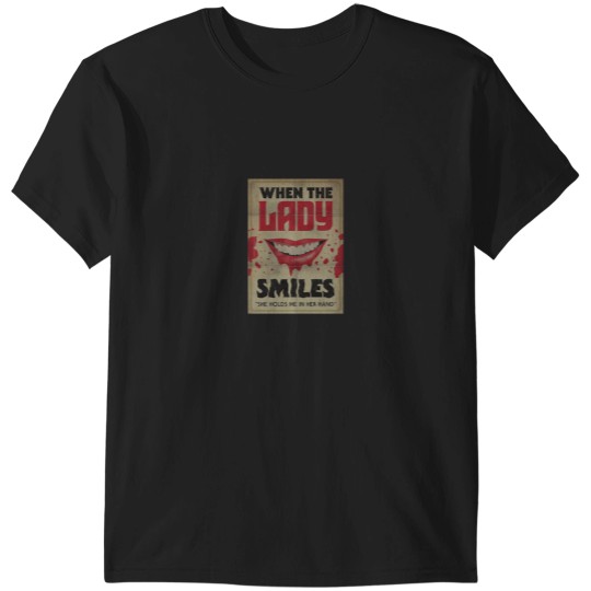 Discover when the lady smiles golden earring T-Shirts