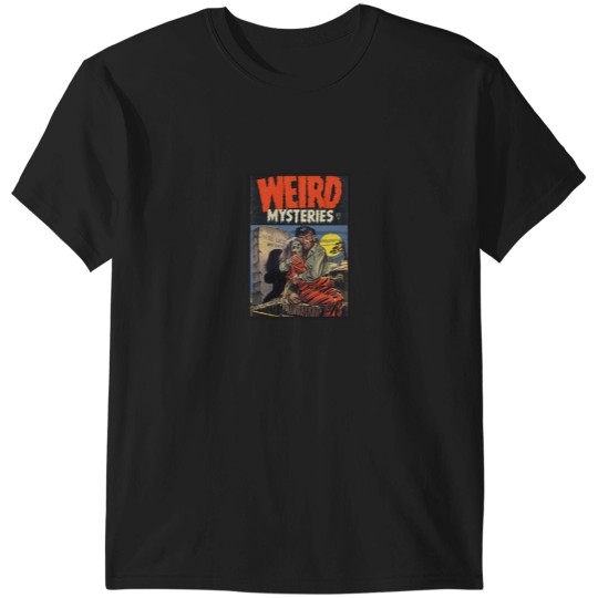 Discover weird mysteries horror scifi comic 50s T-Shirts
