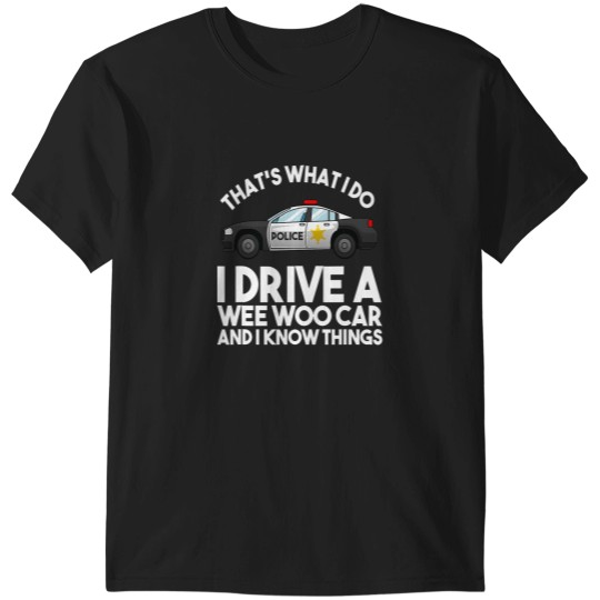 Discover Funny Police Officer Gift For Cop Law Enforcement Men Women T-Shirts