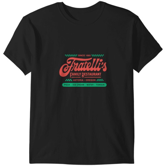 Discover Fratellis Restaurant Goonies Astoria OREGONss T-Shirts