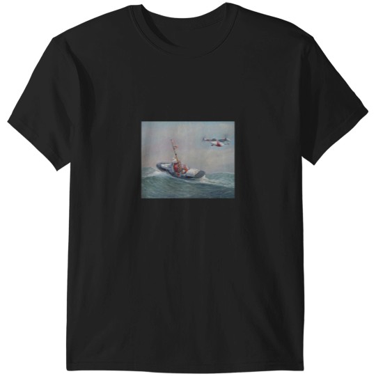 Discover Coast Guard On The Sea And In The Air T-Shirts