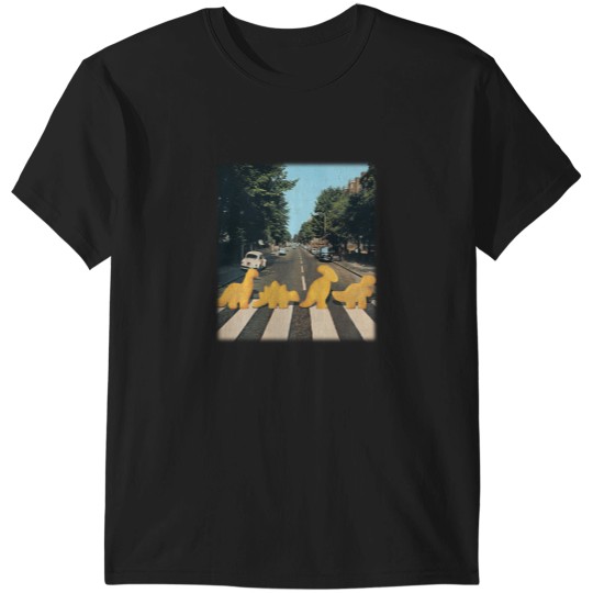 Discover Dinosaur chicken nuggets nuggie road T-Shirts