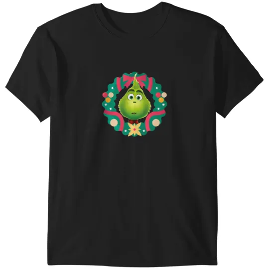 Discover funny character Baby Cute Christmas Wreath T-Shirts