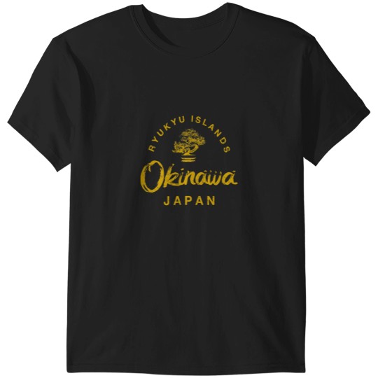 Discover JAPAN Okinawa Bonsai Tree Japanese Vintagess T-Shirts