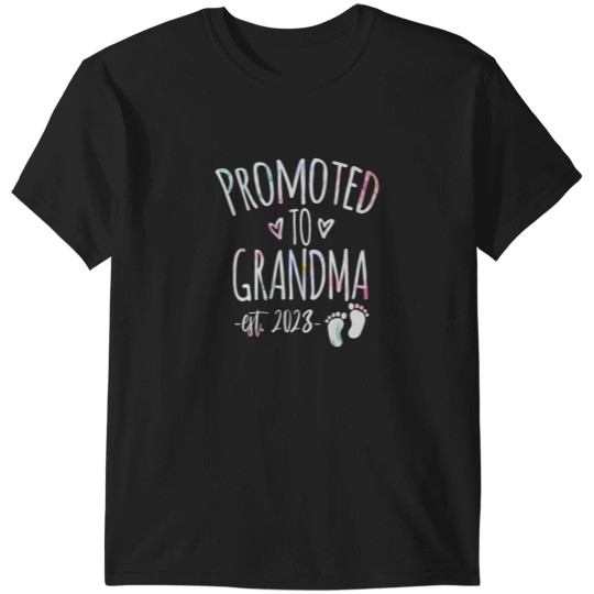 Discover Promoted to Grandma 2023 again Cute Baby Announcement Women T-Shirts