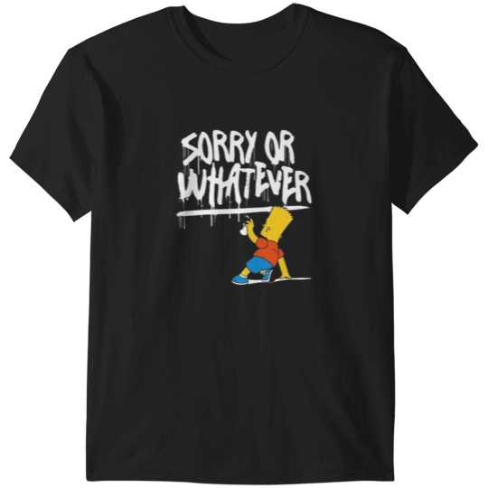 Discover Bart Simpson 'Sorry or Whatever' T-Shirt
