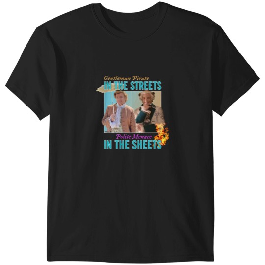 Discover Stede Bonnet Gentleman Pirate dans les rues Menace polie dans les draps classique T-Shirts