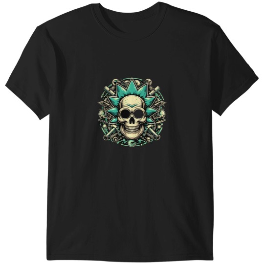 Discover Rick an Rickandmorty, Skull head T-Shirts