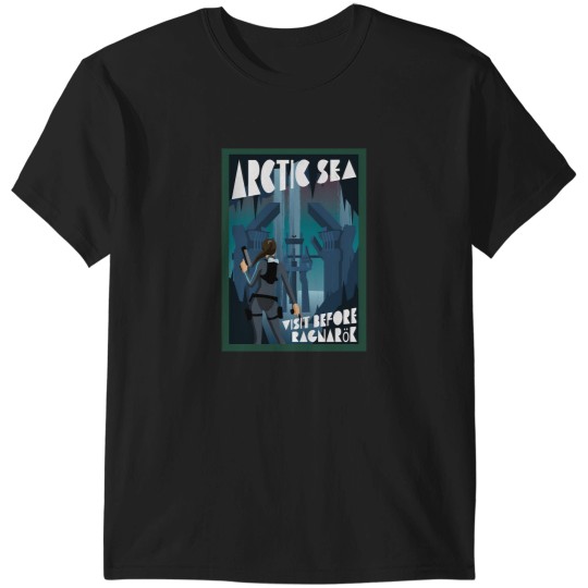 Discover Arctic Sea   Vintage Travel Poster T-Shirts