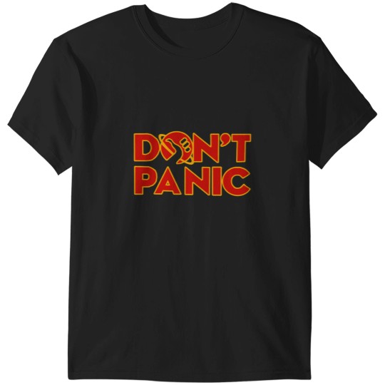 Discover Dont panic The Hitchhikers Guide to the Galaxy T-Shirts