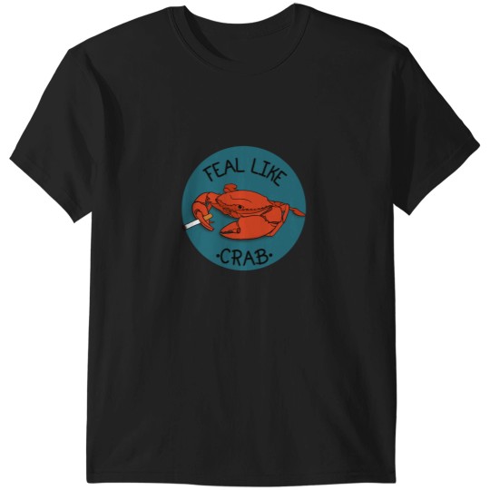Discover Feal Like Crab - Hot Mulligan - With Background T-Shirts