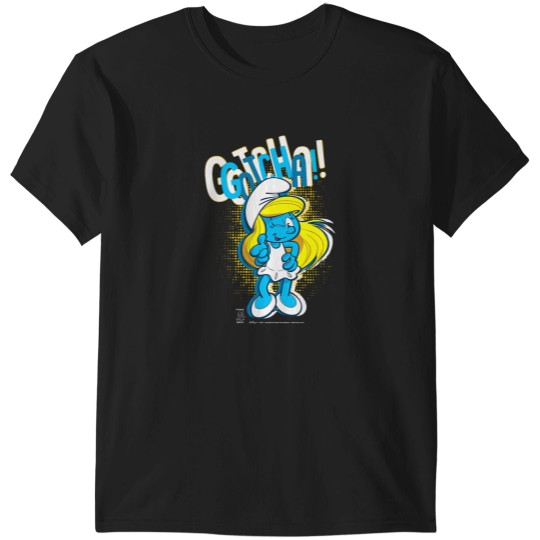 Discover The Smuurfs Smurfette Gotcha! Winky face T-Shirts