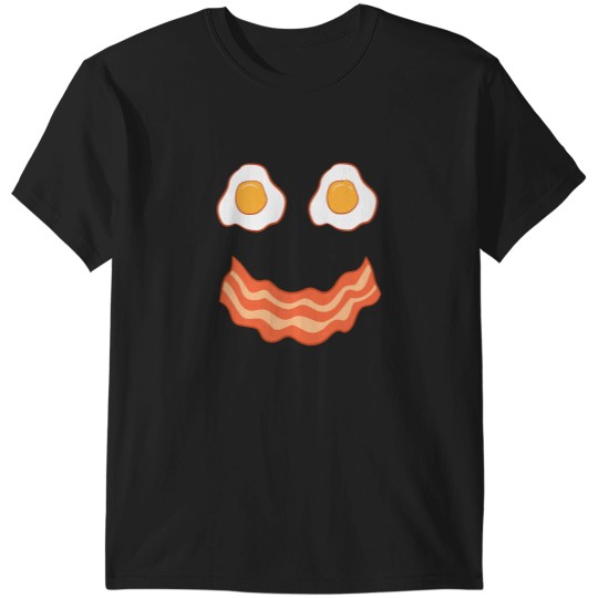 Discover Egg And Bacon Egg And Bacon Face Brunch Breakfast T-Shirts