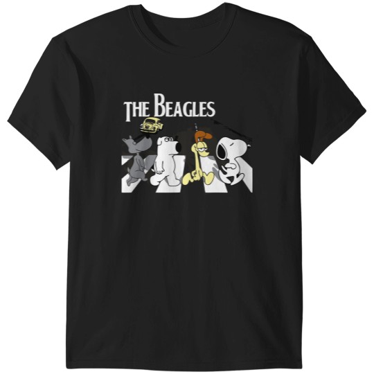 Discover Funny Abbey Road - The Beagles T-Shirts