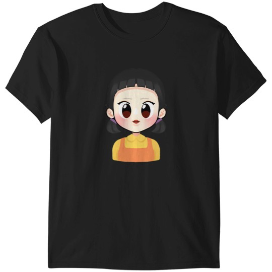 Discover Squid Cosplay Red Light Green Light Doll Chibi T-Shirts