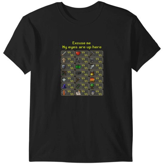Discover Excuse Me My Eyes Are Up Here Game T-Shirts