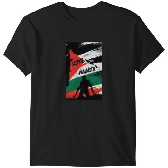 Discover Saoirse Don Phalaistn - United Irish-Palestinian Struggle T-Shirts