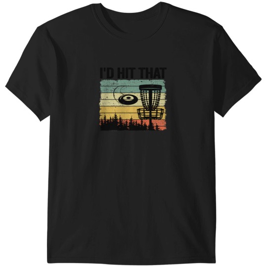 Discover ID Hit That Disc Golf Basket Player Disc Golf 1 T-Shirts