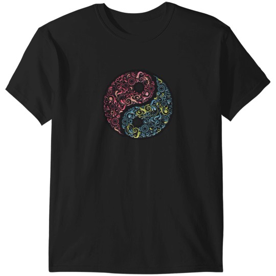 Discover YIN YANG SUN AND MOONActive T-Shirts