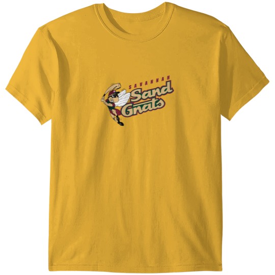 Discover Savannah Sand Gnats vintage defunct baseball team emblem T Shirts