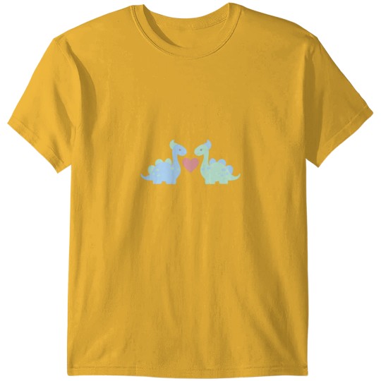 Discover Cute Baby Dinosaur Pastels (2).png T-Shirts