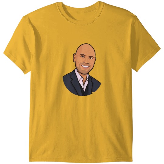 Discover Dwayne Johnson Cartoon Caricature.png T-Shirts