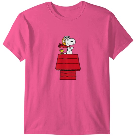 Discover Snoopy Pilot Airplane T Shirts