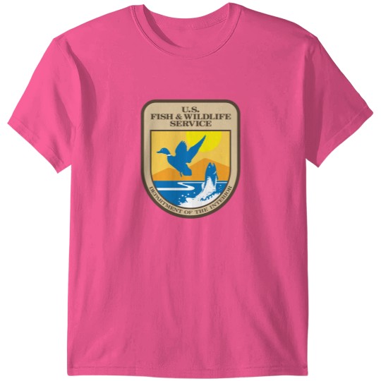 Discover US Fish and Wildlife Service Active T Shirts