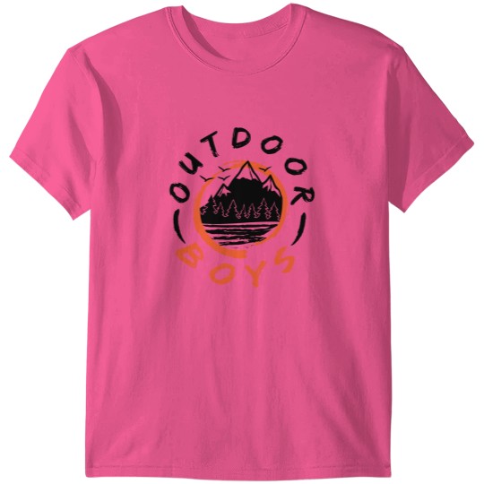 Discover Outdoor Boys Logo Men's T Shirts
