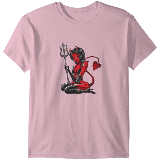 Discover Beautiful Girl Devil T-Shirts