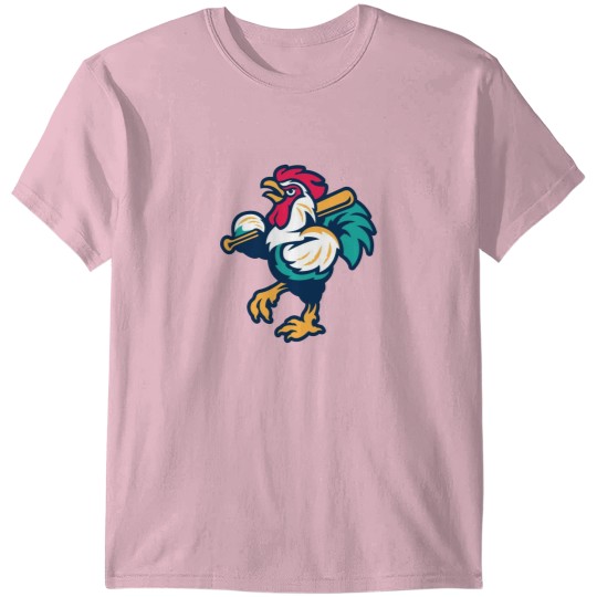 Discover Rooster Mascot T-Shirts