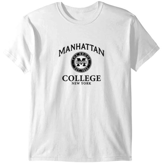 Discover Manhattan College  Circle Logo T Shirts