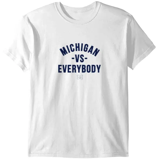 Discover Michigan Vs Everybody T Shirts, Wolverines Football Fan Gear, College Team T Shirts