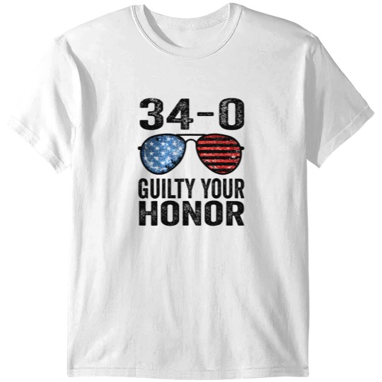 Discover All 34 Felony Counts Anti Trump Political Statement T-Shirts
