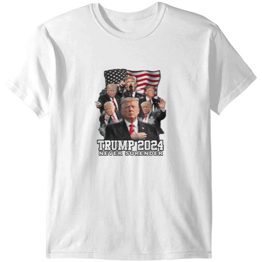 Discover President Donald J Trump 2024 Never Surrender T-Shirts