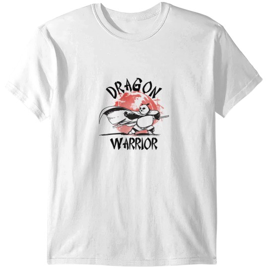 Discover Kung Fu Panda Dragon Warrior Action Pose Portrait T-Shirts