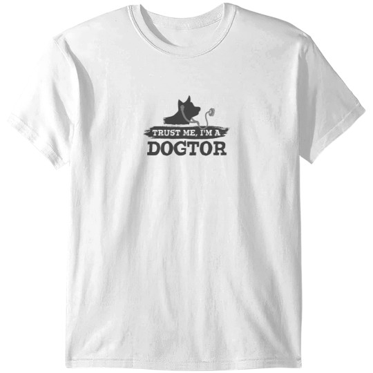 Discover Trust Me I'm a Dogtors (Dark Grey) - Funny Doctor and Veterinarians T-Shirts