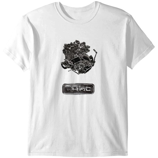 Discover The Legendary 900 cc Z1 DOHC Motorcycle Motorbike Engine by MotorManiac T-Shirts