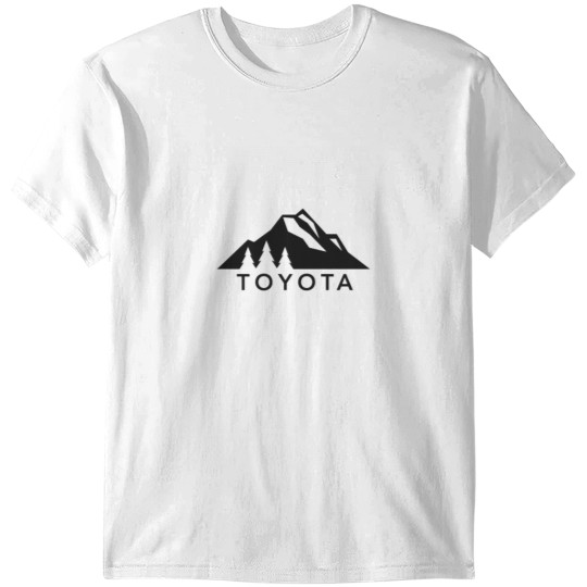 Discover toyotas mountains Logo Version 2 Black T-Shirts